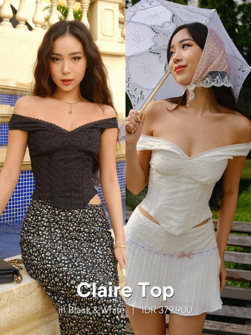 With Love The Brand x Shannon | CLAIRE TOP | Atasan Wanita