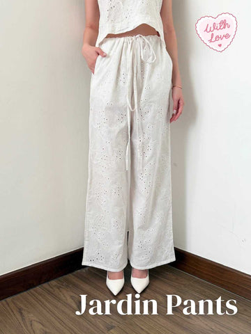 With Love The Brand | JARDIN PANTS | Celana Wanita High Waist | Long Pants Elegan | Celana Panjang Fashion | Trousers Stylish | Celana Kerja & Hangout