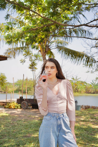 With Love x Titan Tyra I'M FADED LONG SLEEVE TOP